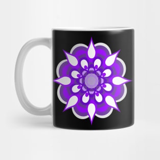 Purple Star Pattern Mug